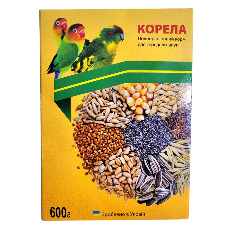 КОРМ КОРЕЛА ТМ ХВОСТАТА ХАТА ДЛЯ ПАПУГ КОРЕЛА  - фото 1