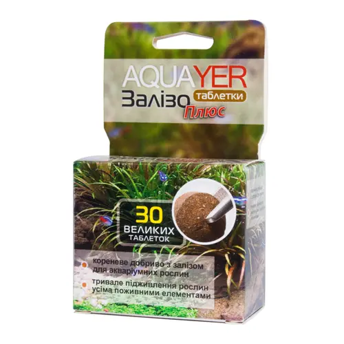 AQUAYER Таблетки Железо плюс (аквариумные удобрения)