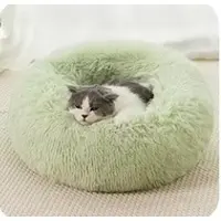 ХУТРЯНА ЛЕЖАНКА ДЛЯ СОБАК ТА КОТИКІВ « ПЛЮШКА»  - фото 1