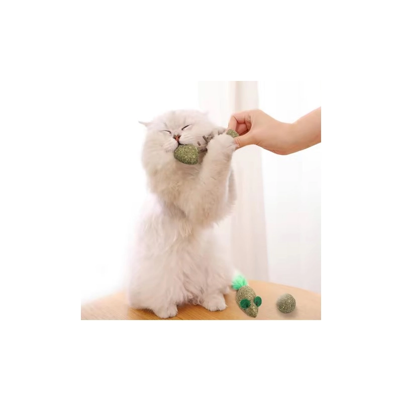 ІГРАШКА ДЛЯ КОТИКІВ МИШКА З КОТЯЧОЮ М'ЯТОЮ  - фото 3