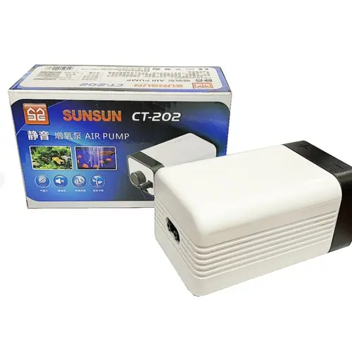 КОМПРЕСОР ДВОКАНАЛЬНИЙ ДЛЯ АКВАРІУМА СТ-202 ТМ SUNSUN