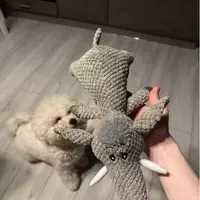 М'ЯКА ІГРАШКА ДЛЯ СОБАК «СЛОН» З ПИЩАЛКОЮ  - фото 4